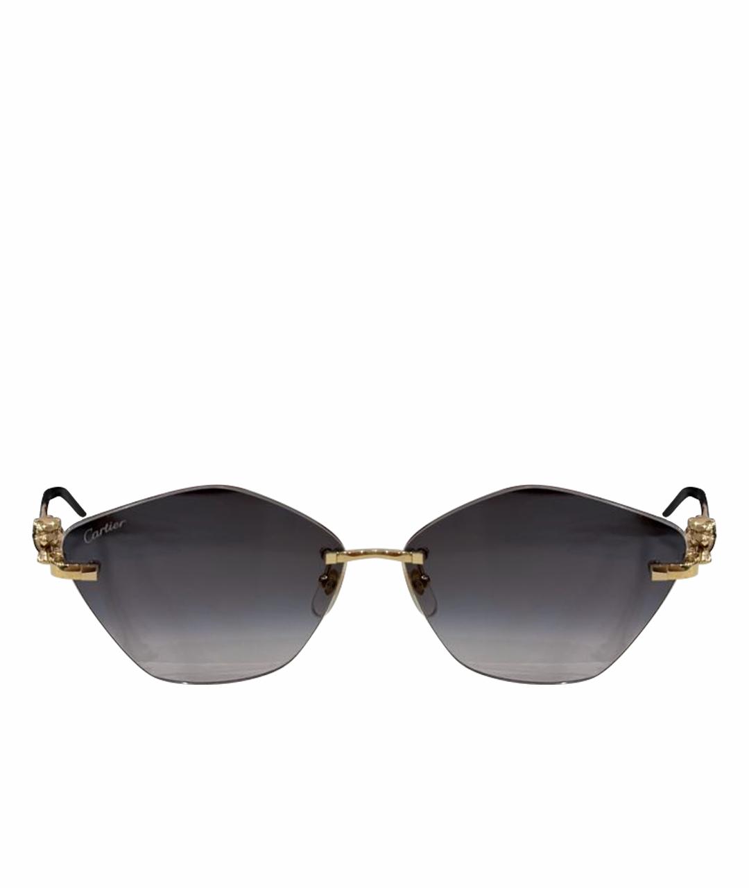 CARTIER Коричневые солнцезащитные очки, фото 1