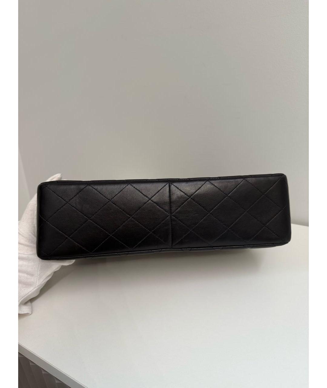 CHANEL Черная кожаная сумка через плечо, фото 6