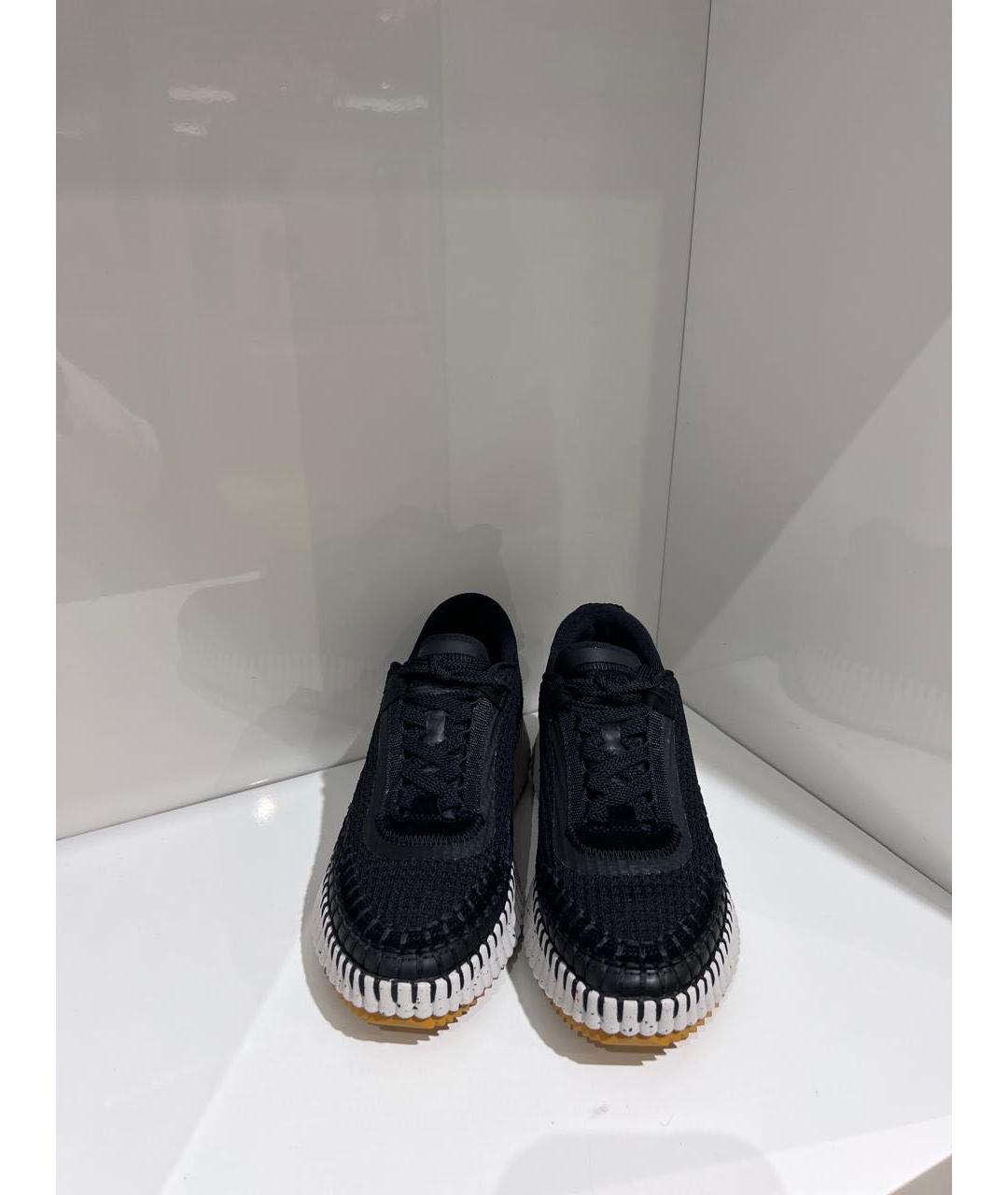 CHLOE Черные текстильные кроссовки, фото 3
