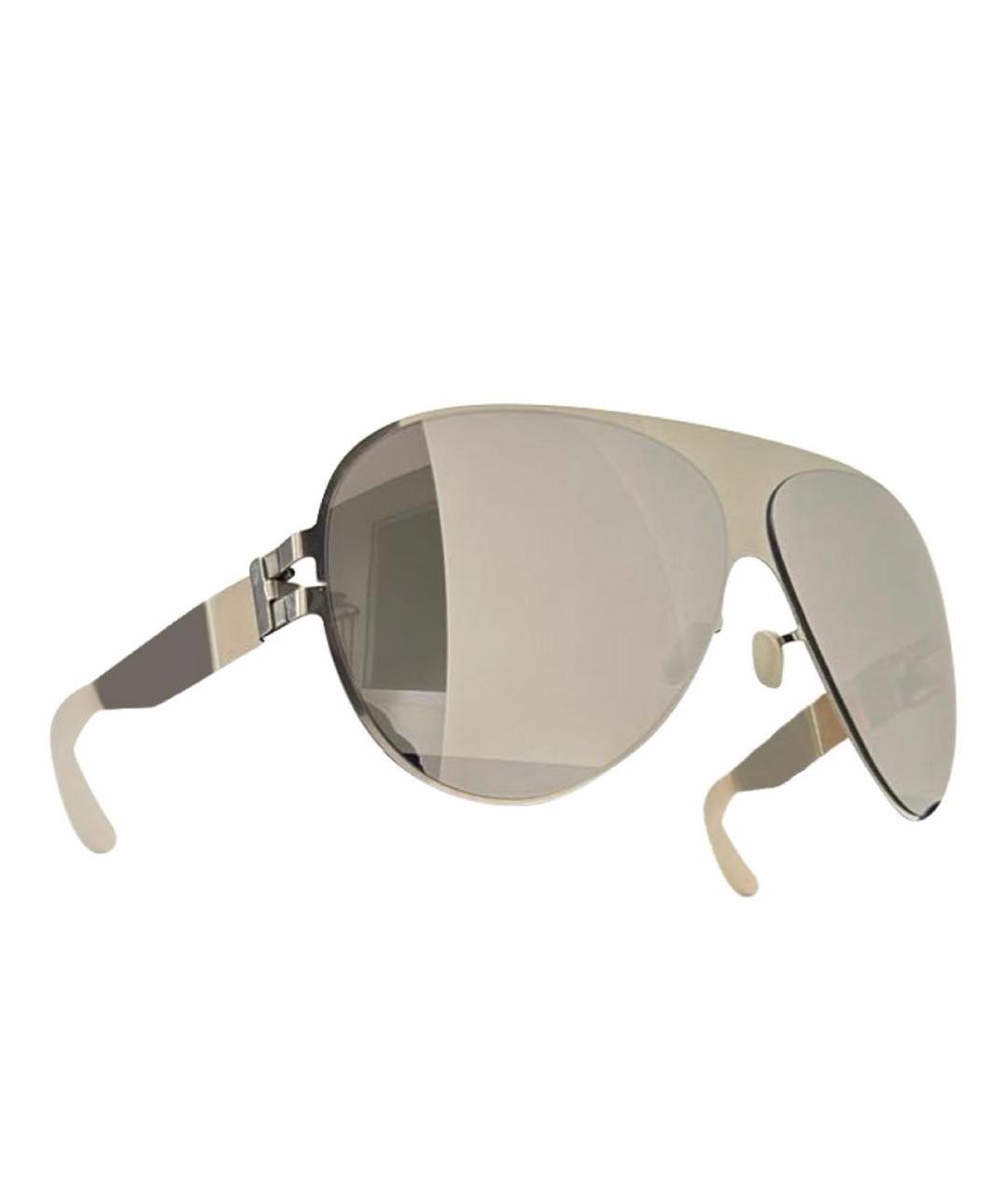 MYKITA Золотые металлические солнцезащитные очки, фото 2