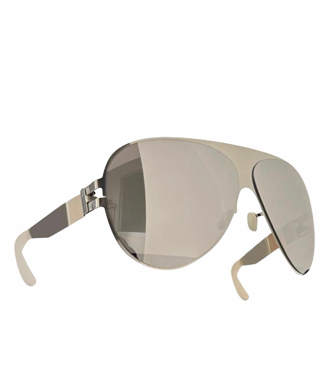 MYKITA Золотые металлические солнцезащитные очки, фото 1