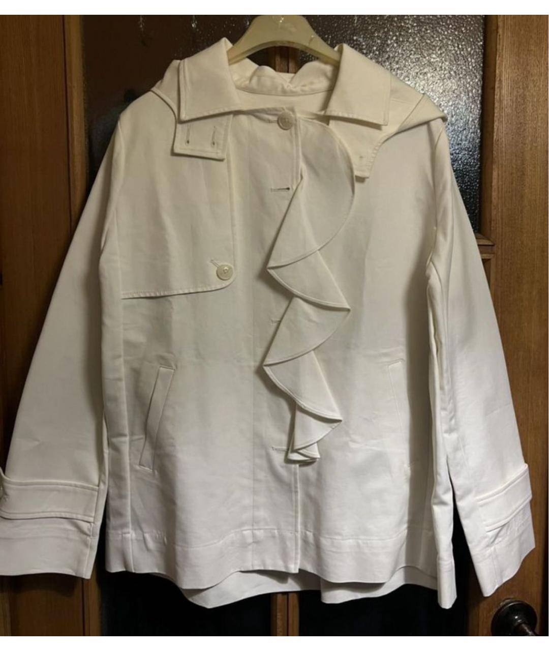 TWIN-SET Бежевый хлопковый тренч/плащ, фото 9