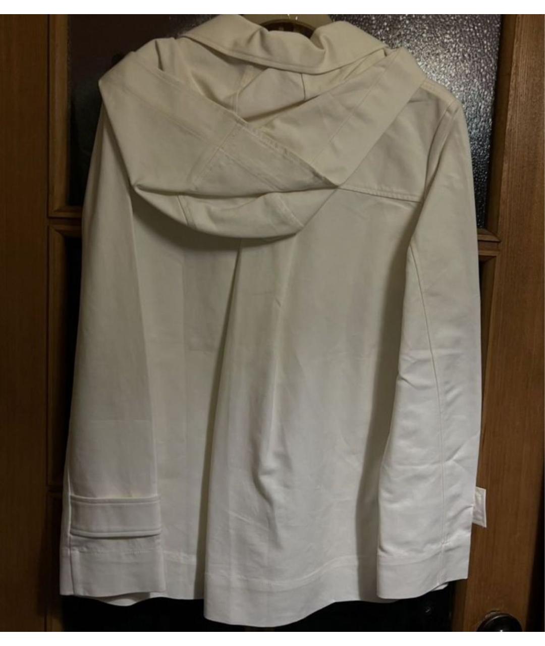 TWIN-SET Бежевый хлопковый тренч/плащ, фото 2