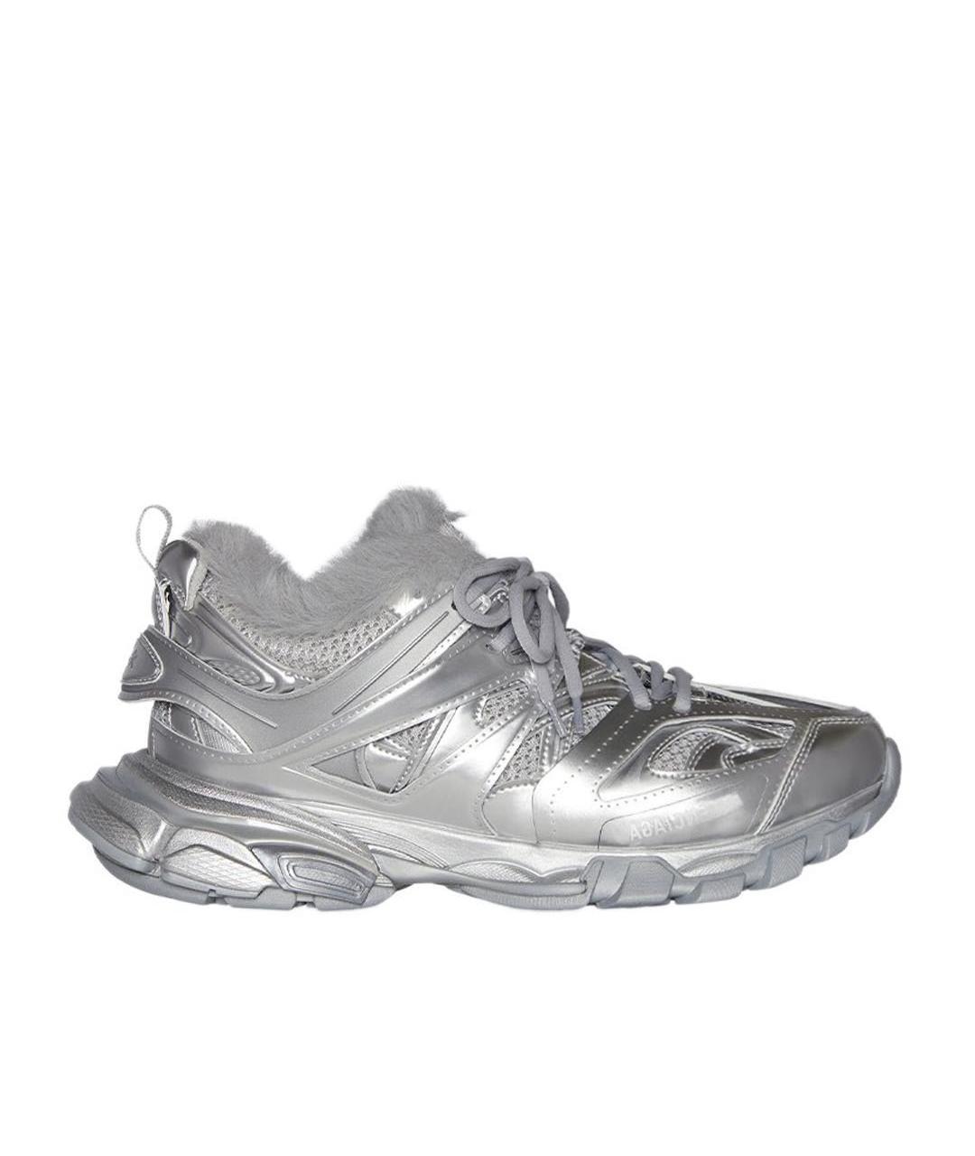 BALENCIAGA Серебряные низкие кроссовки / кеды, фото 8