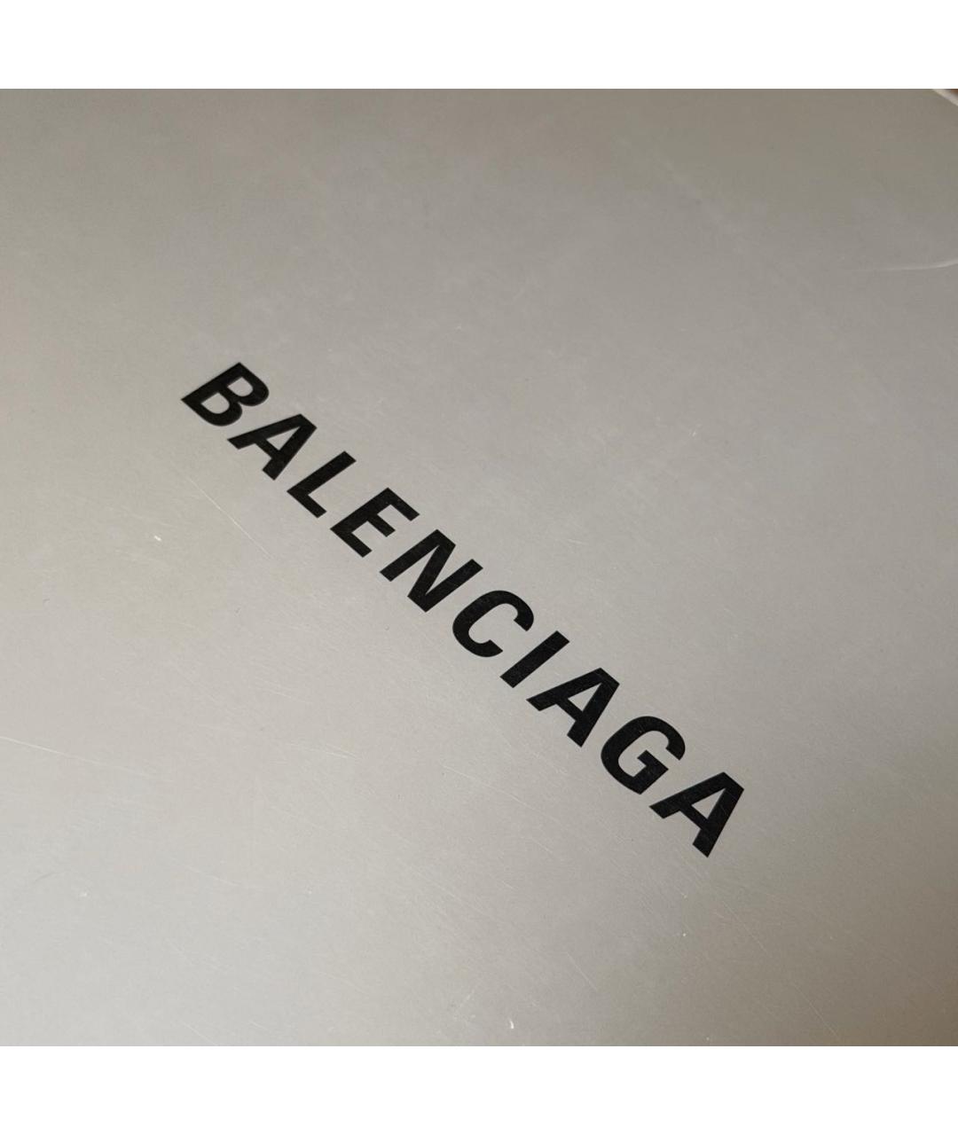 BALENCIAGA Серебряные низкие кроссовки / кеды, фото 5