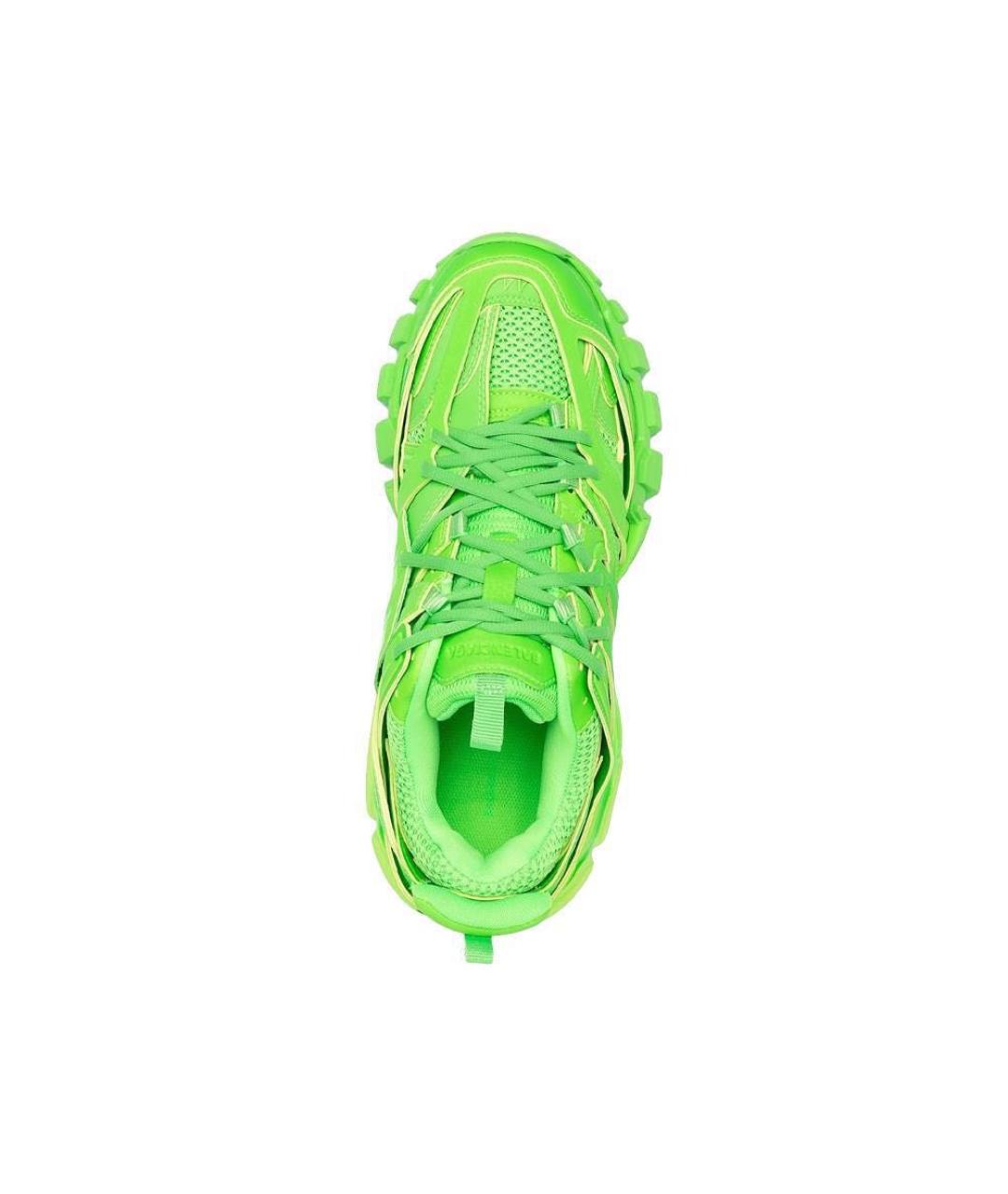 BALENCIAGA Зеленые низкие кроссовки / кеды, фото 2