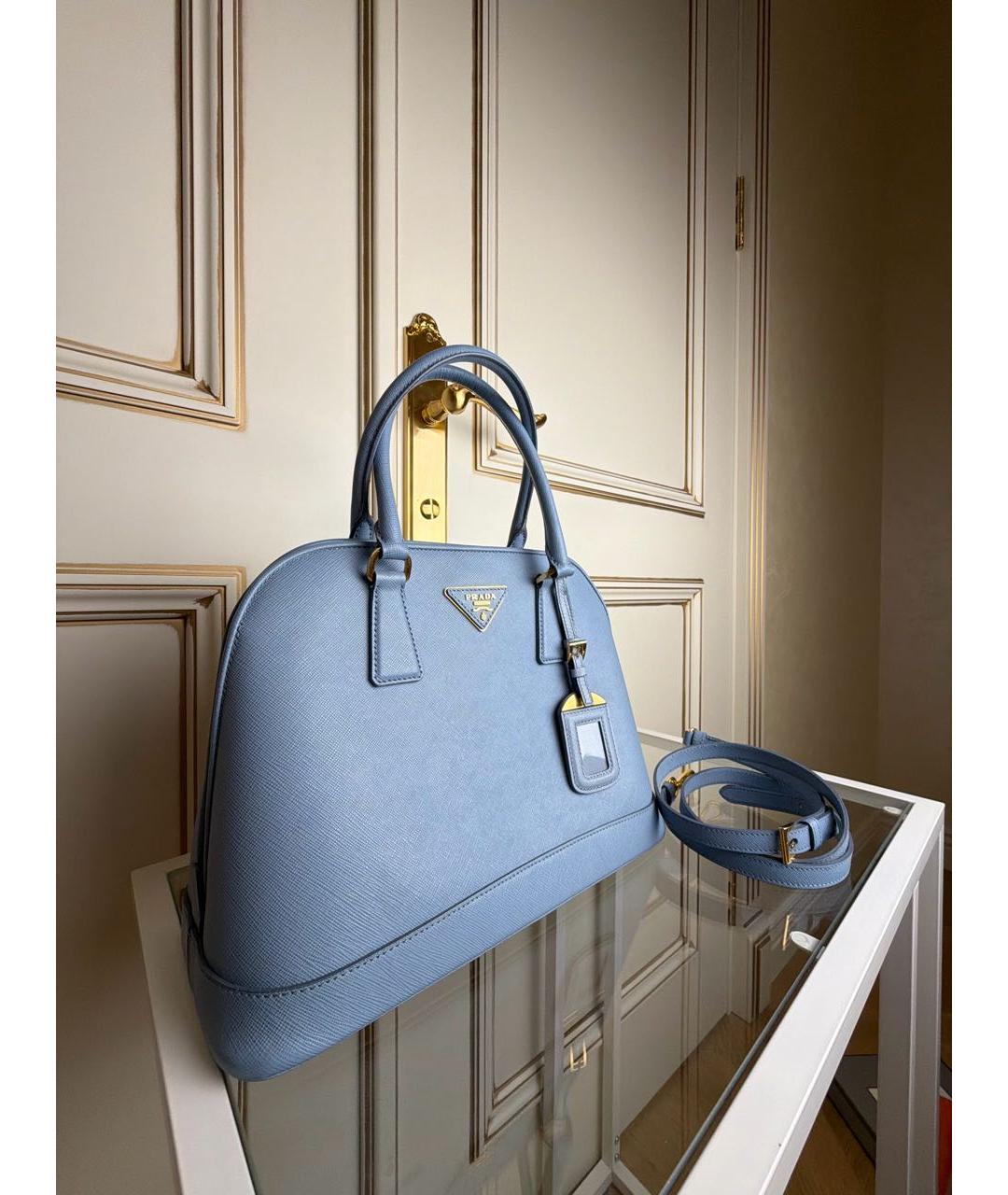 PRADA Голубая сумка через плечо, фото 2