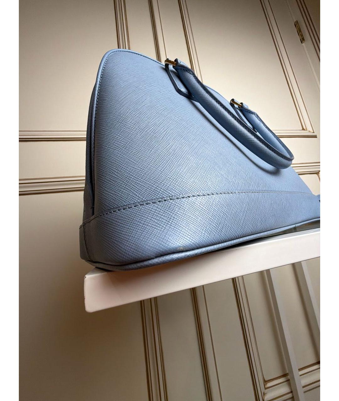 PRADA Голубая сумка через плечо, фото 5