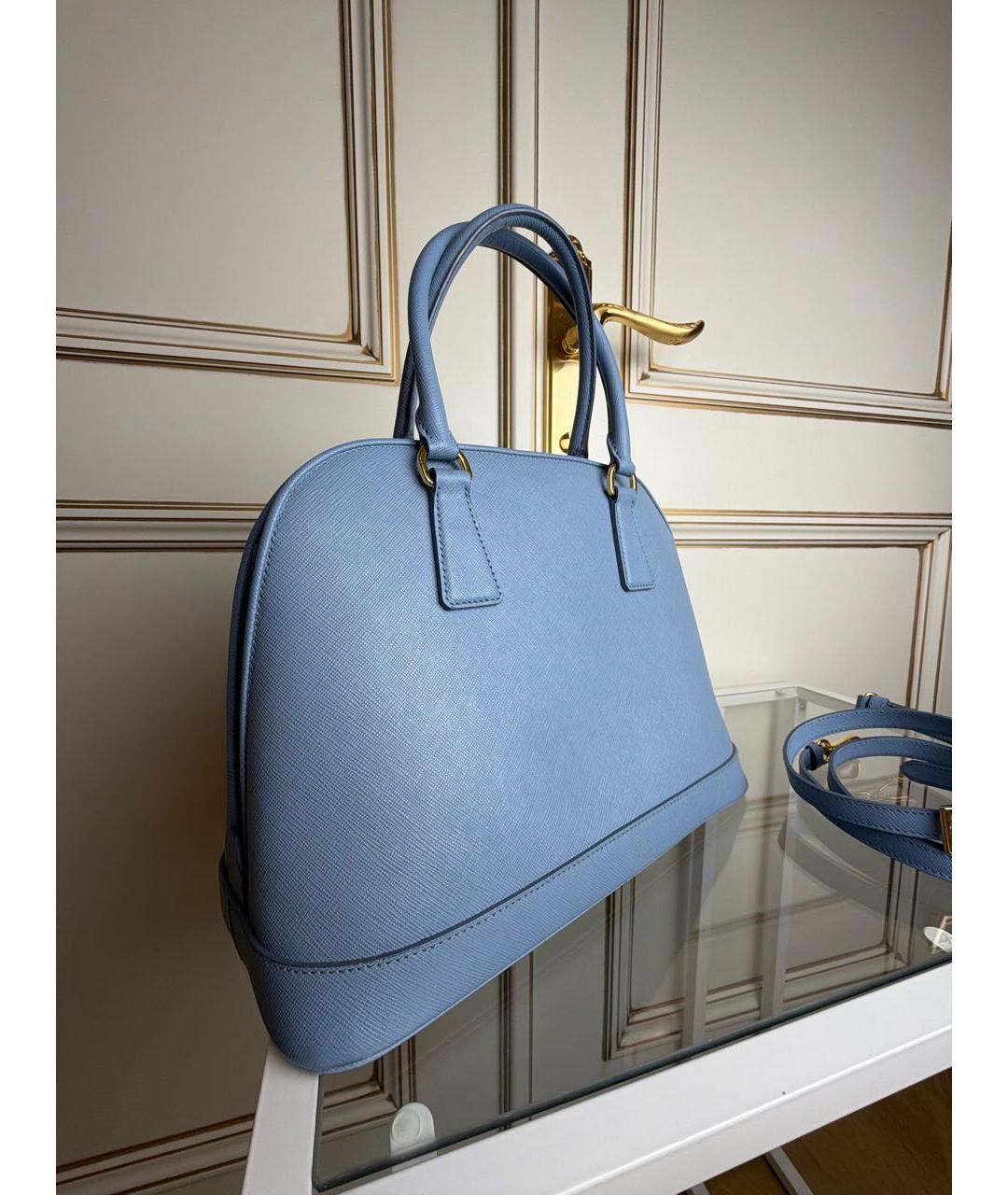 PRADA Голубая сумка через плечо, фото 3