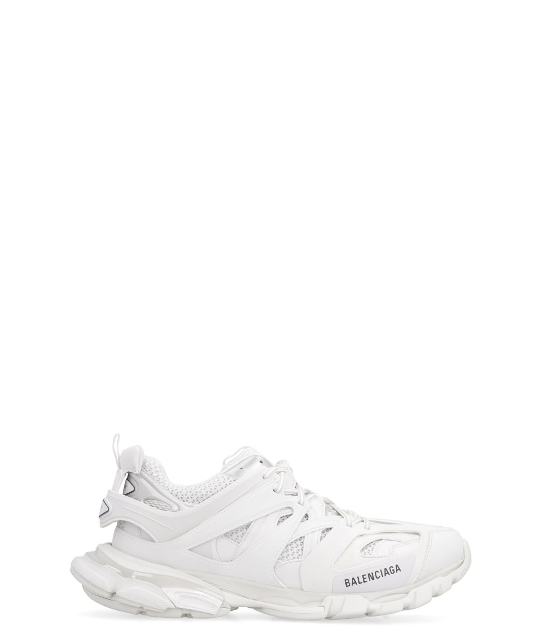 BALENCIAGA Белые синтетические низкие кроссовки / кеды, фото 1