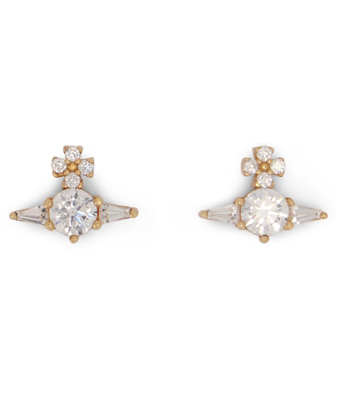VIVIENNE WESTWOOD Золотые серебряные серьги, фото 2