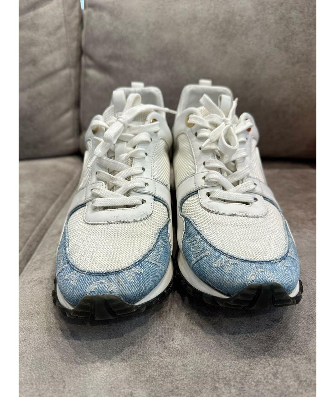 LOUIS VUITTON Голубые кроссовки, фото 3