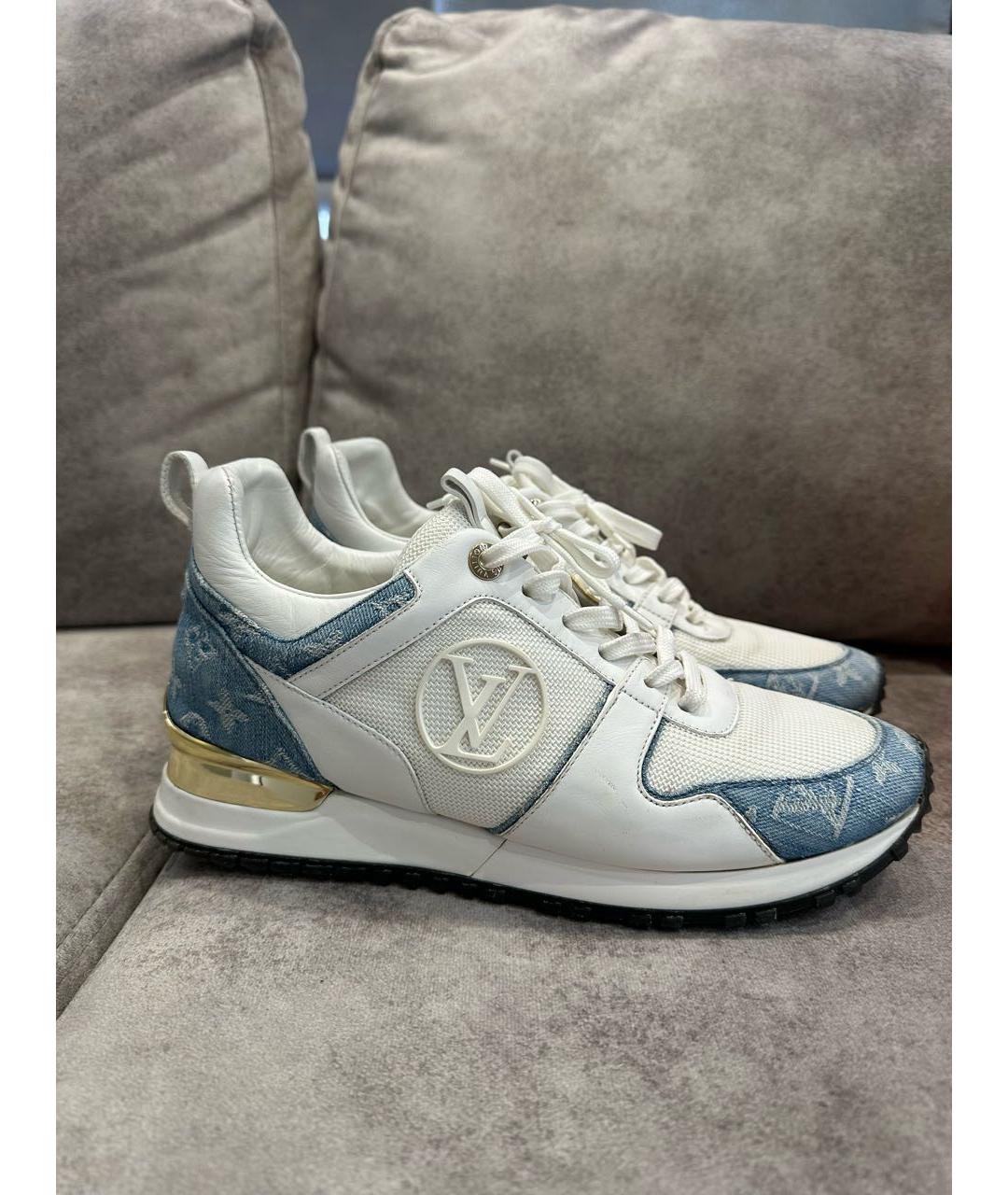 LOUIS VUITTON Голубые кроссовки, фото 9