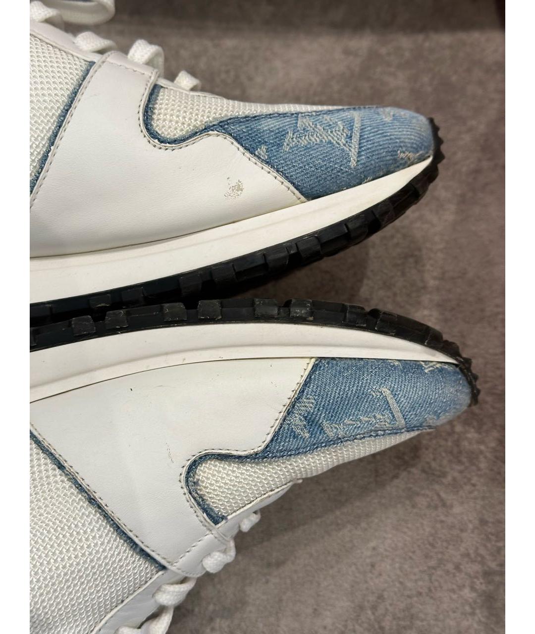 LOUIS VUITTON Голубые кроссовки, фото 8