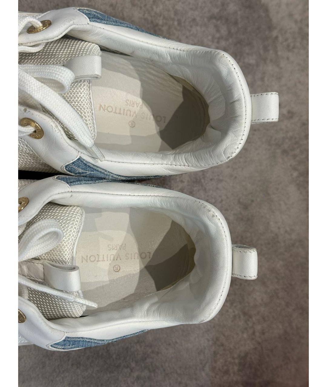 LOUIS VUITTON Голубые кроссовки, фото 6