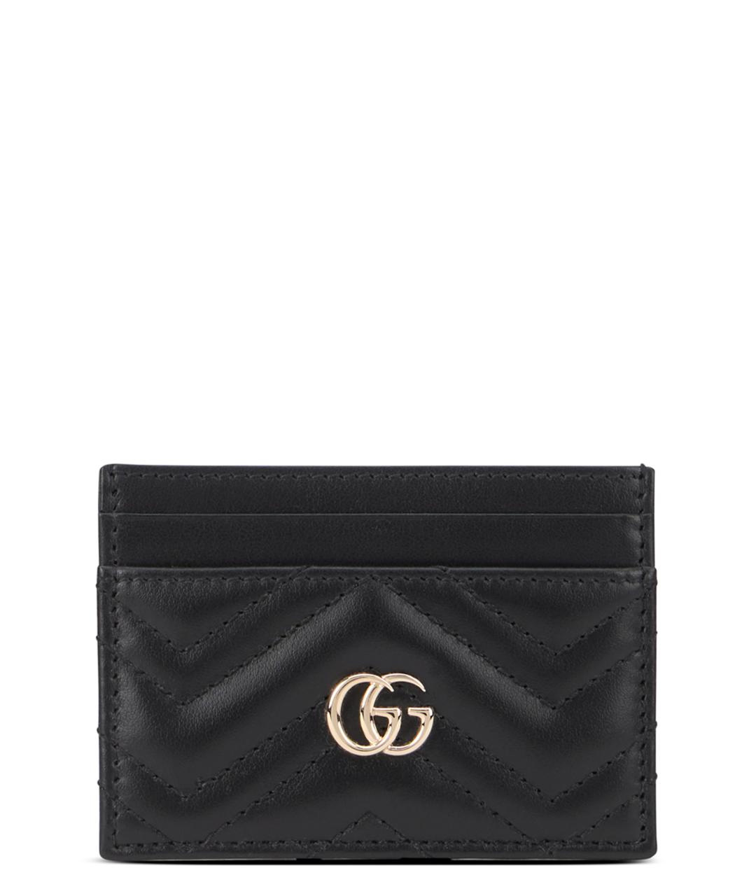 GUCCI Черный кожаный кошелек, фото 1