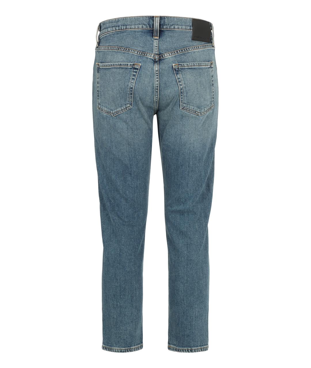 Citizien Of Humanity Синие хлопковые джинсы скинни, фото 2