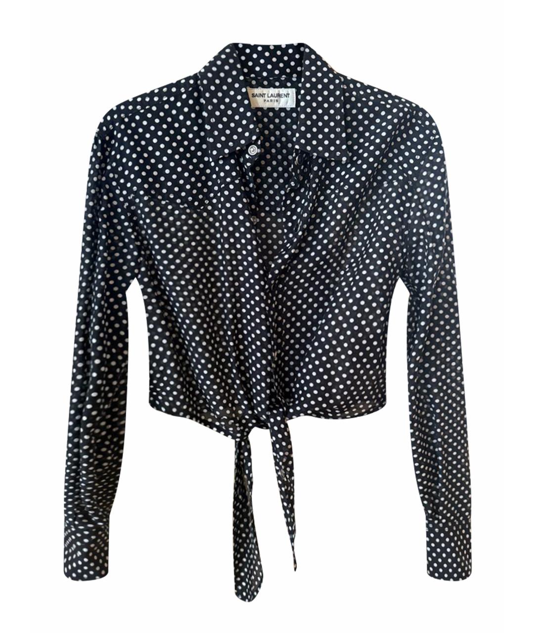 SAINT LAURENT Черная рубашка, фото 1