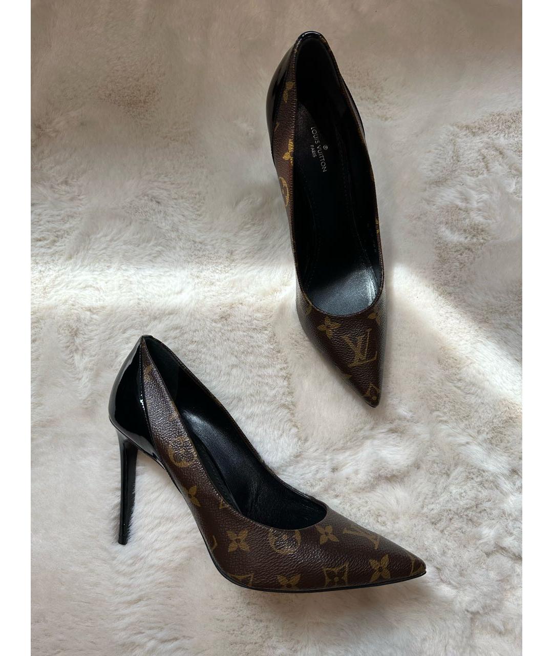 LOUIS VUITTON Коричневые туфли, фото 9