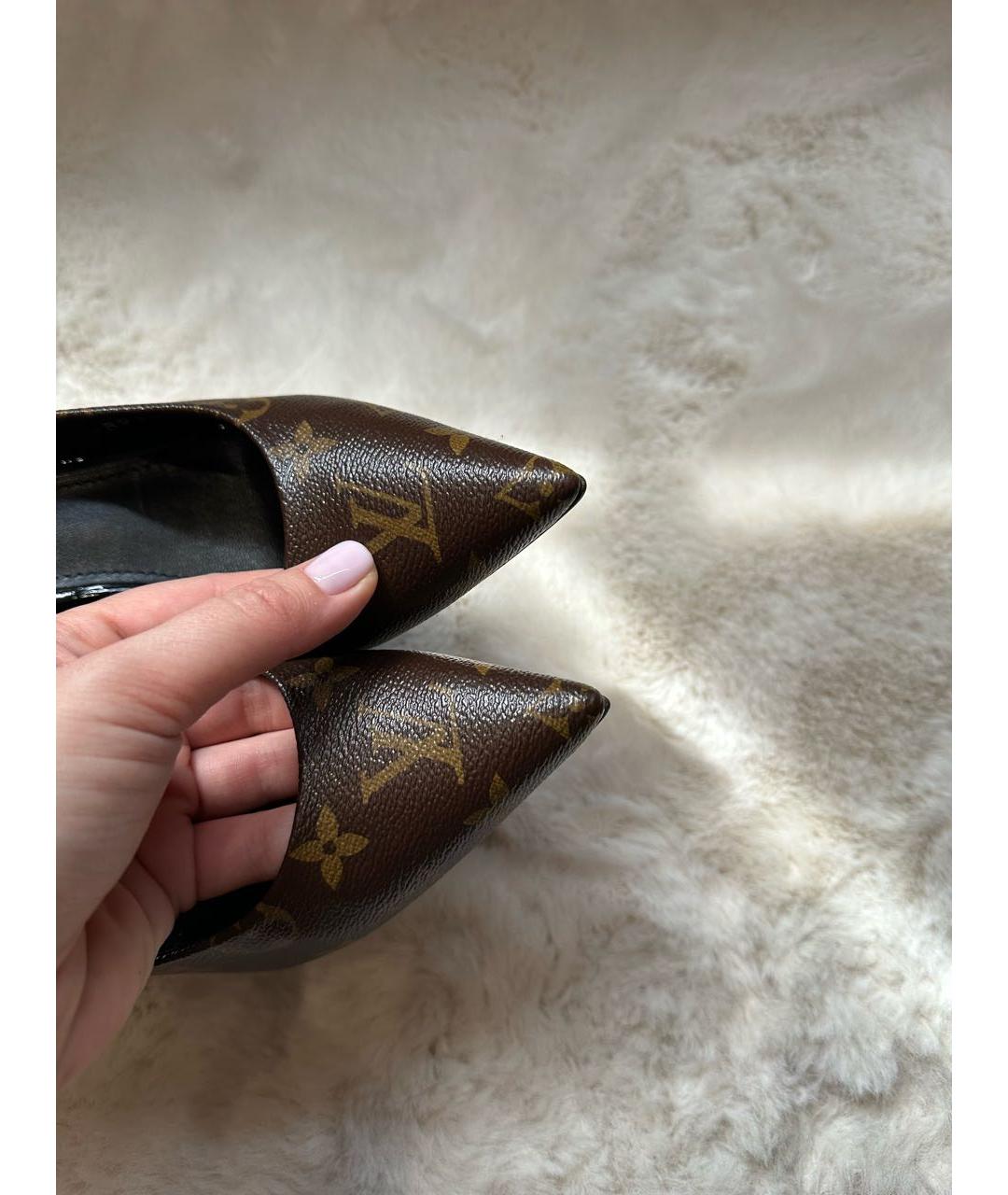 LOUIS VUITTON Коричневые туфли, фото 6