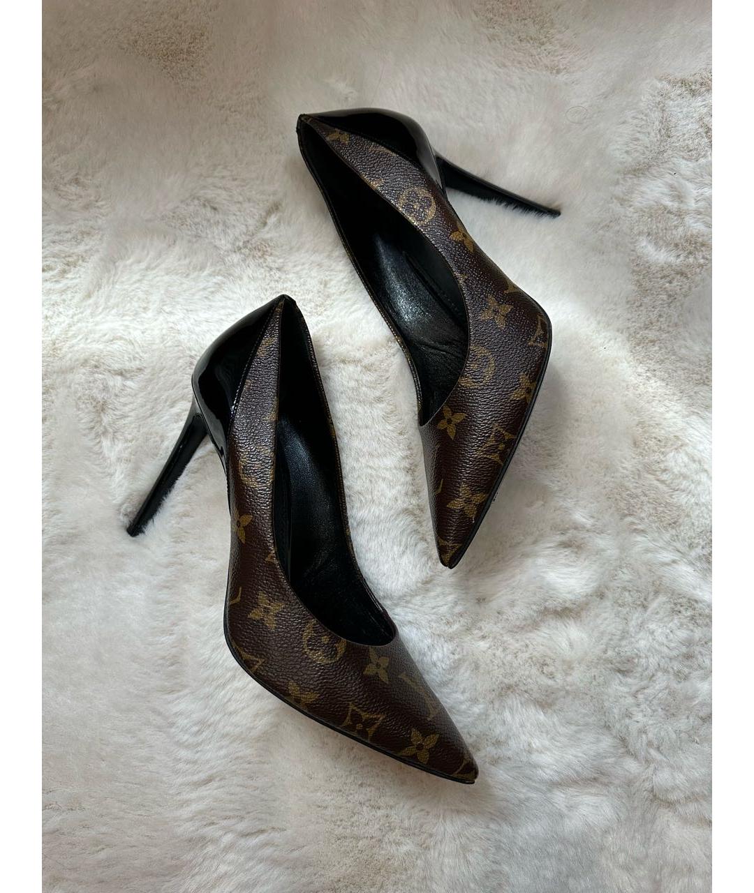 LOUIS VUITTON Коричневые туфли, фото 5