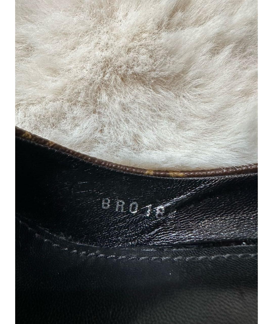 LOUIS VUITTON Коричневые туфли, фото 7