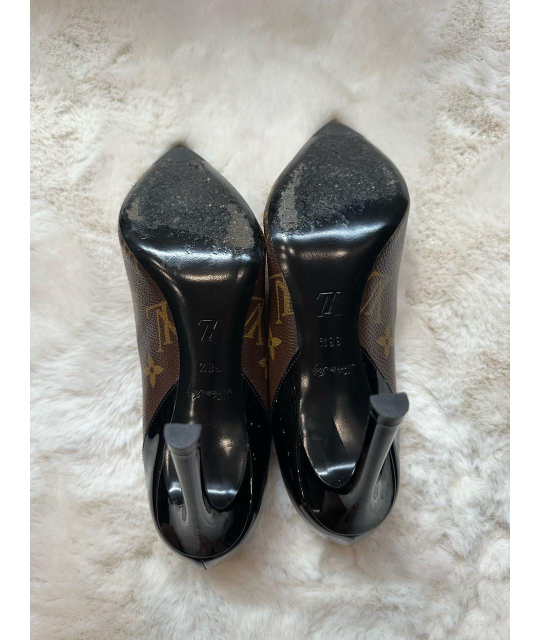 LOUIS VUITTON Коричневые туфли, фото 4
