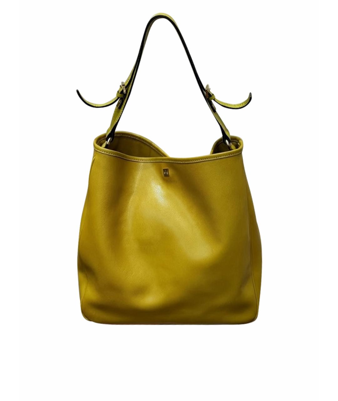 COCCINELLE Зеленая сумка тоут из искусственной кожи, фото 1