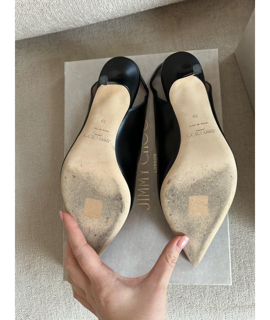 JIMMY CHOO Черные туфли, фото 4