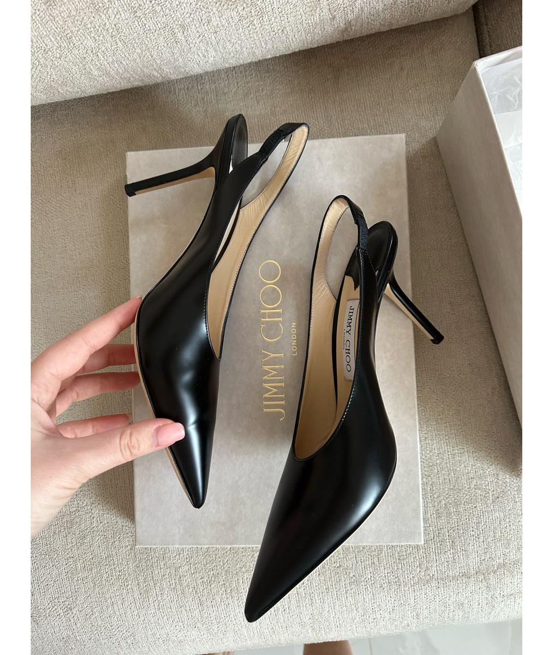 JIMMY CHOO Черные туфли, фото 5