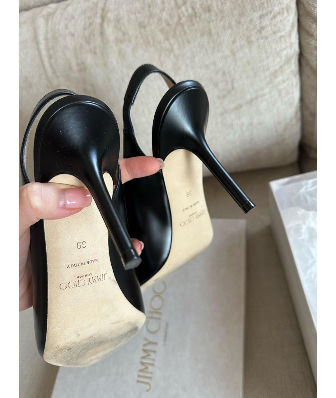 JIMMY CHOO Черные туфли, фото 6