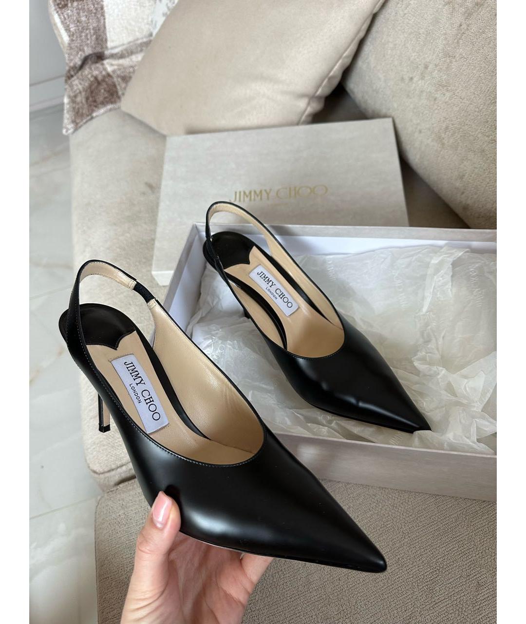 JIMMY CHOO Черные туфли, фото 7