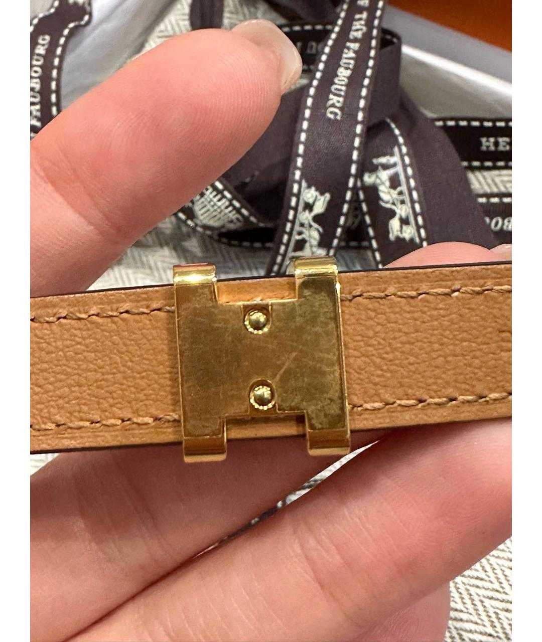 HERMES Фиолетовый ремень, фото 7