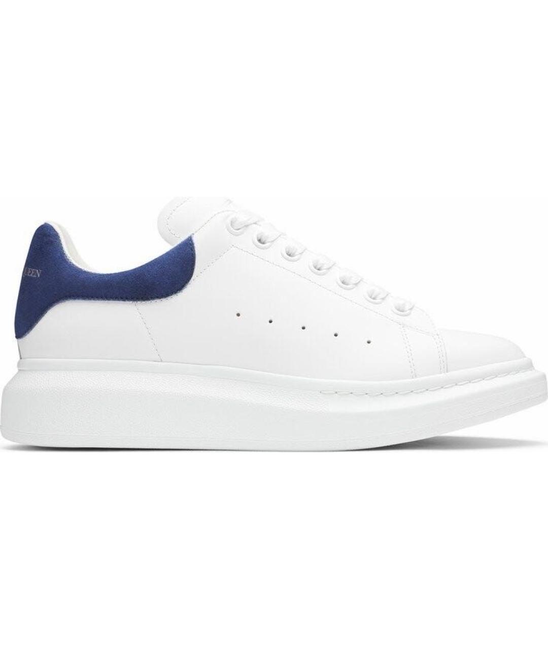 ALEXANDER MCQUEEN Белые кожаные низкие кроссовки / кеды, фото 7