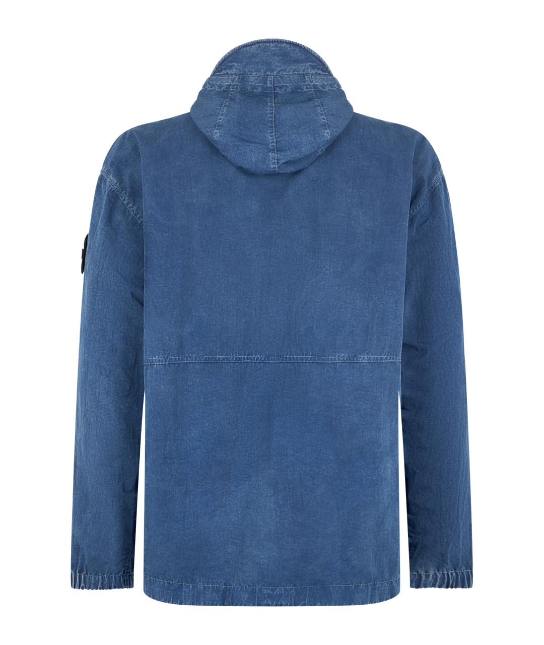 STONE ISLAND Синяя полиамидовая куртка, фото 2
