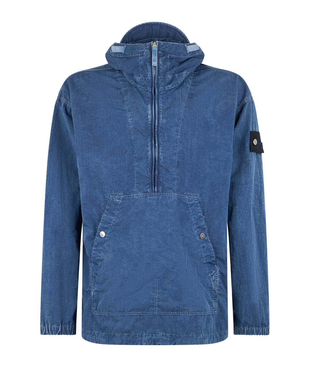 STONE ISLAND Синяя полиамидовая куртка, фото 1