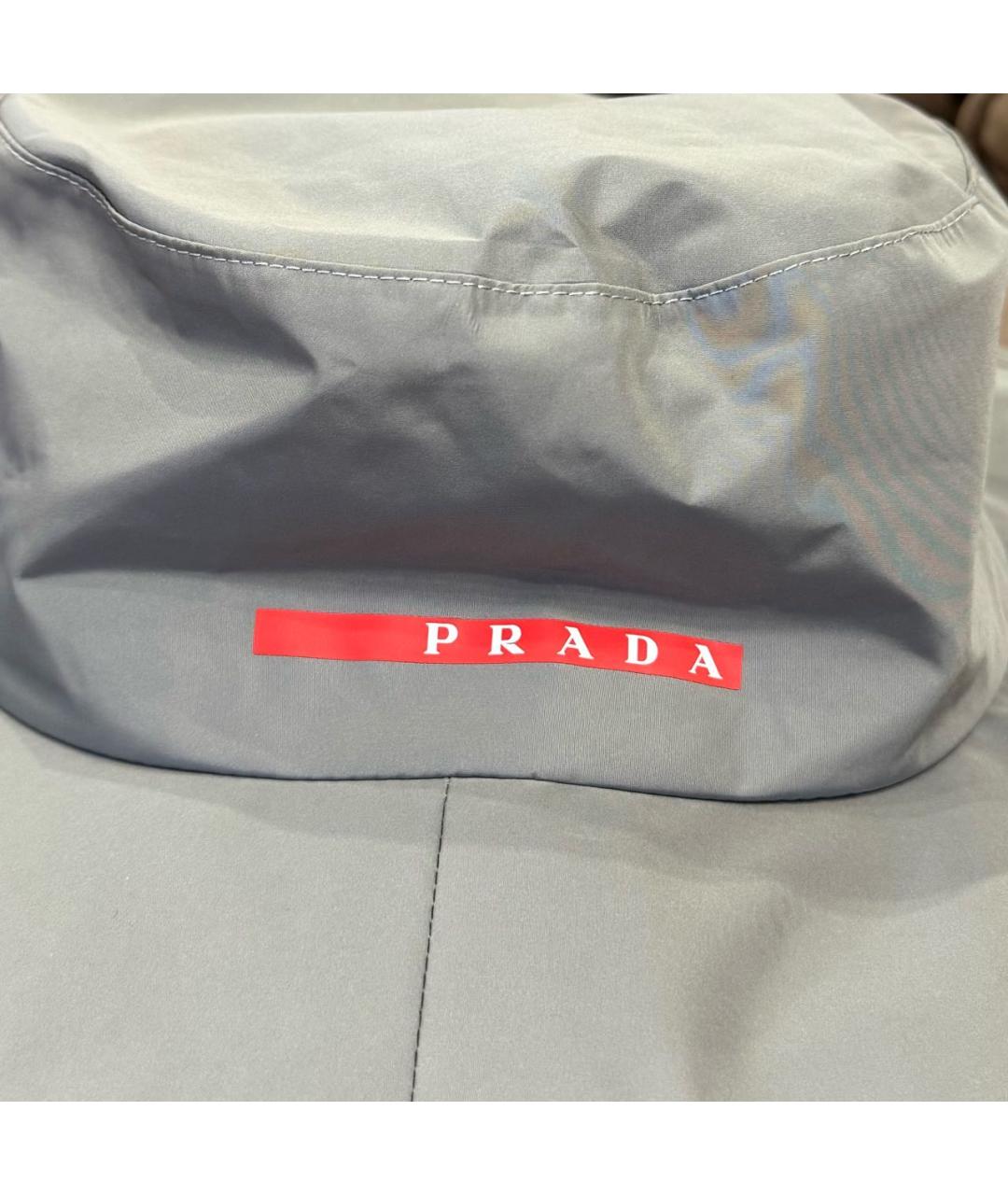 PRADA Серая синтетическая шляпа, фото 4