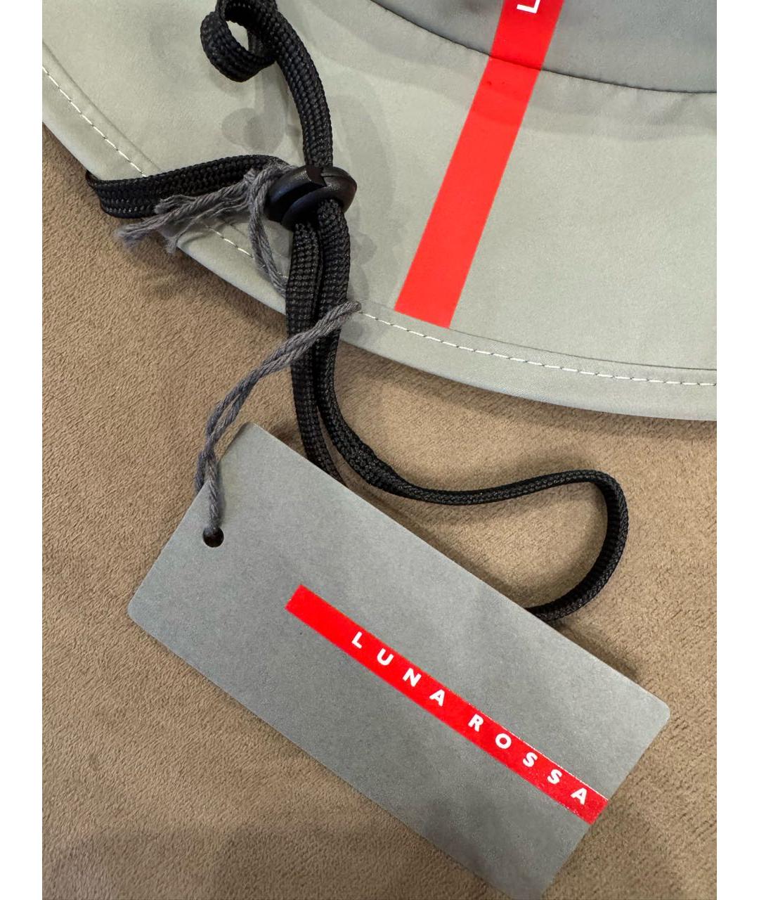 PRADA Серая синтетическая шляпа, фото 7