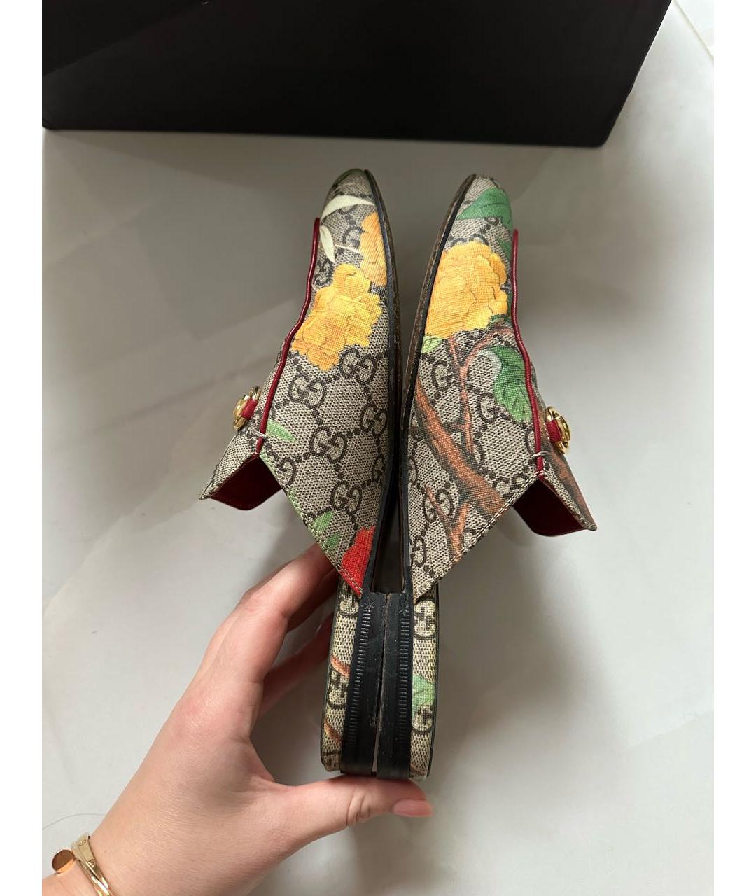 GUCCI Мульти мюли, фото 9