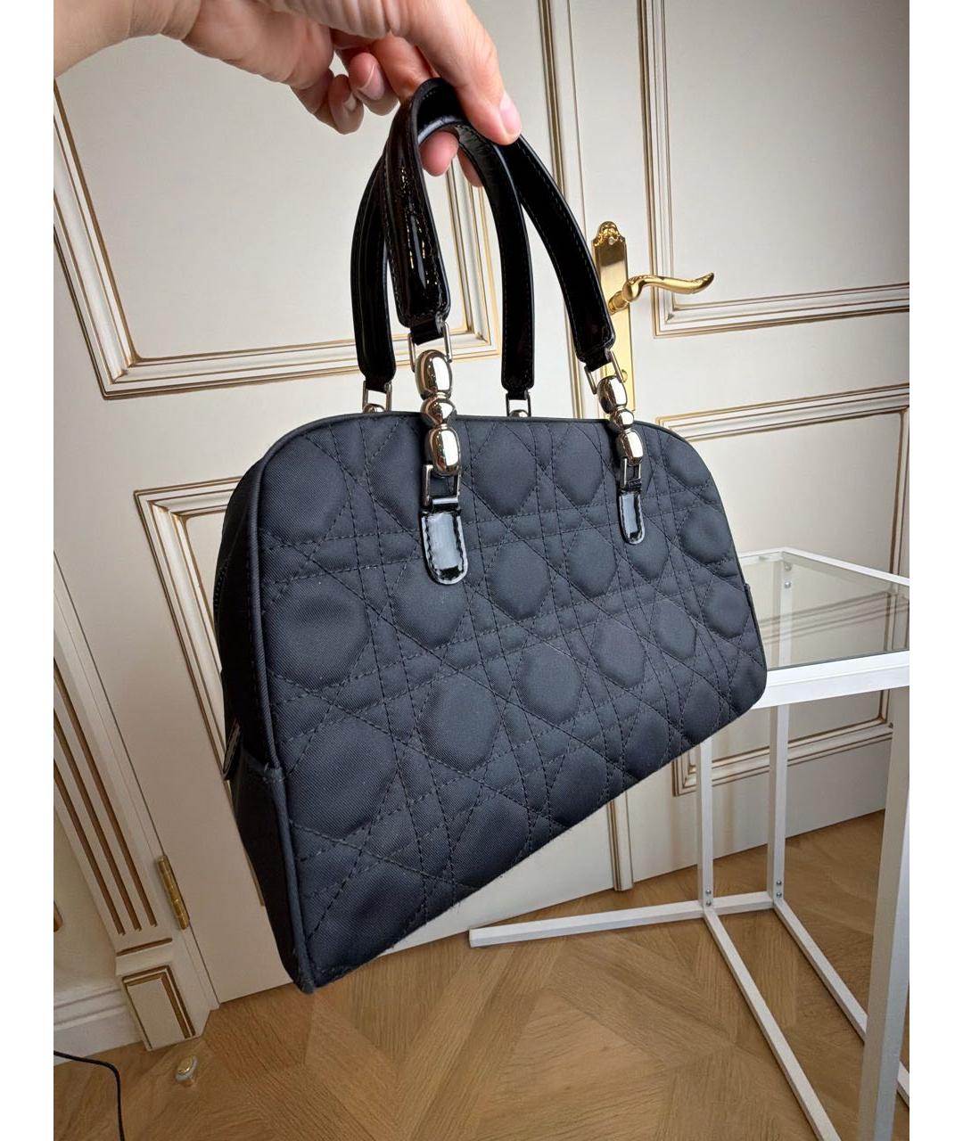 CHRISTIAN DIOR Черная сумка с короткими ручками, фото 5