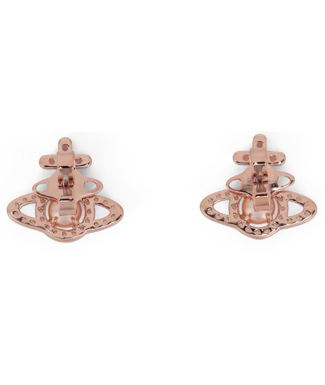 VIVIENNE WESTWOOD Золотые металлические серьги, фото 3