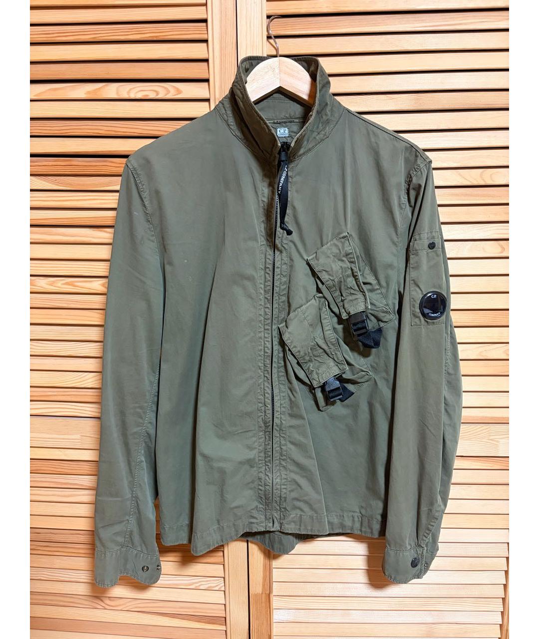 CP COMPANY Хаки хлопковая кэжуал рубашка, фото 6