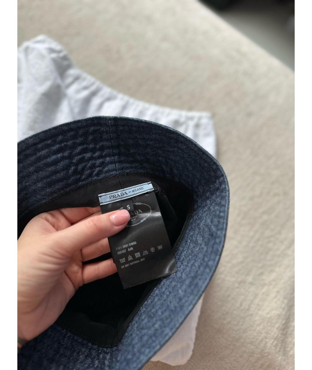 PRADA Голубая панама, фото 4