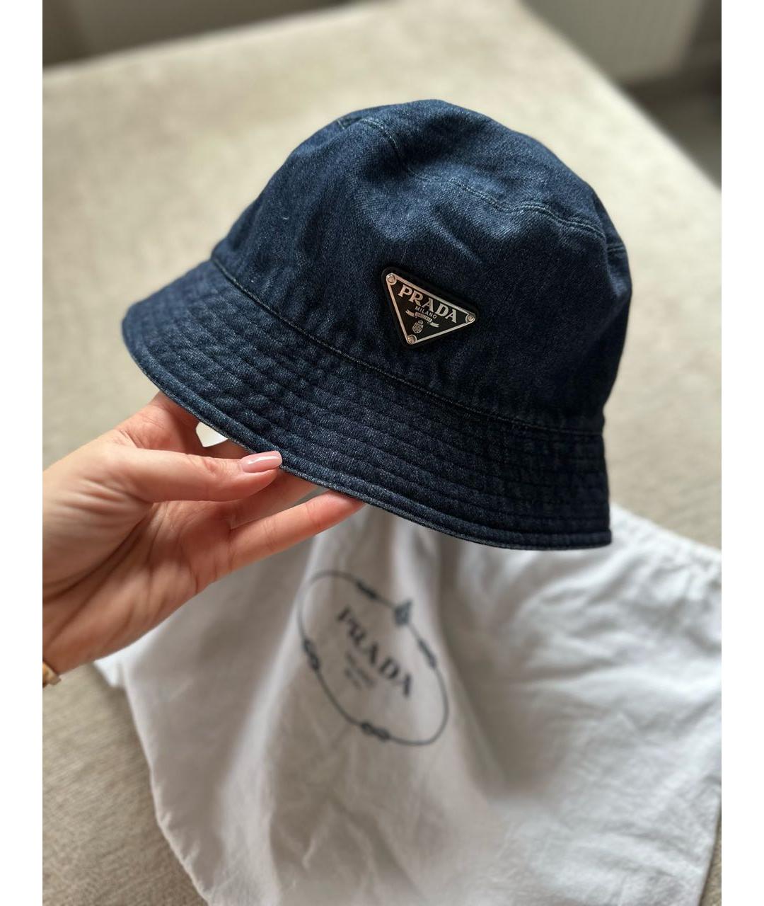 PRADA Голубая панама, фото 9