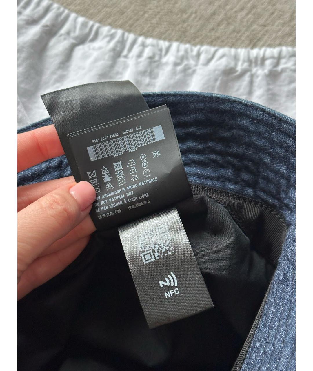 PRADA Голубая панама, фото 5