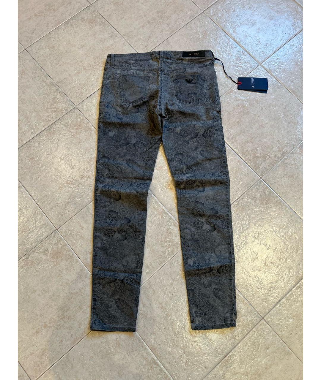 ARMANI JEANS Хлопко-эластановые джинсы слим, фото 2