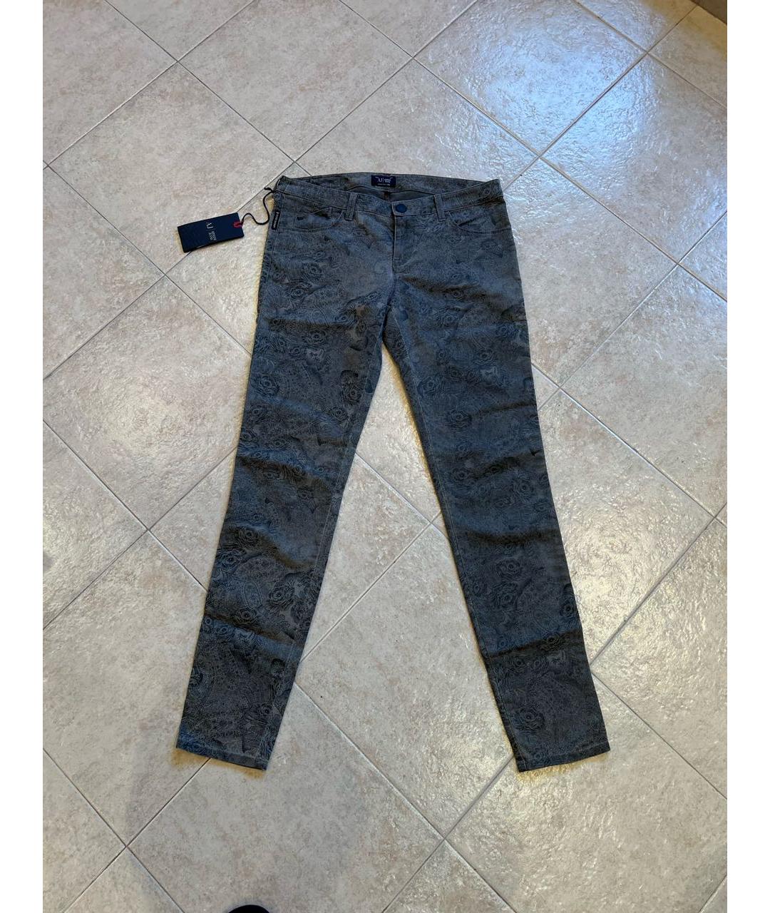 ARMANI JEANS Хлопко-эластановые джинсы слим, фото 7