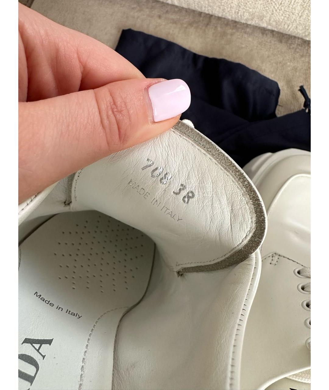 PRADA Белые ботинки, фото 7