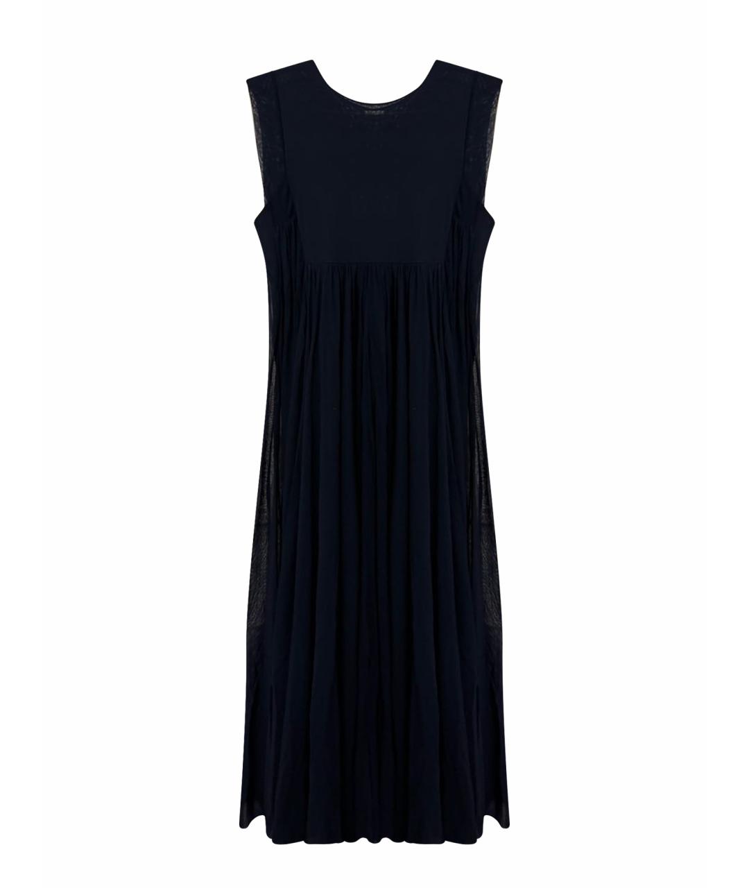 JIL SANDER Темно-синее полиамидовое повседневное платье, фото 1