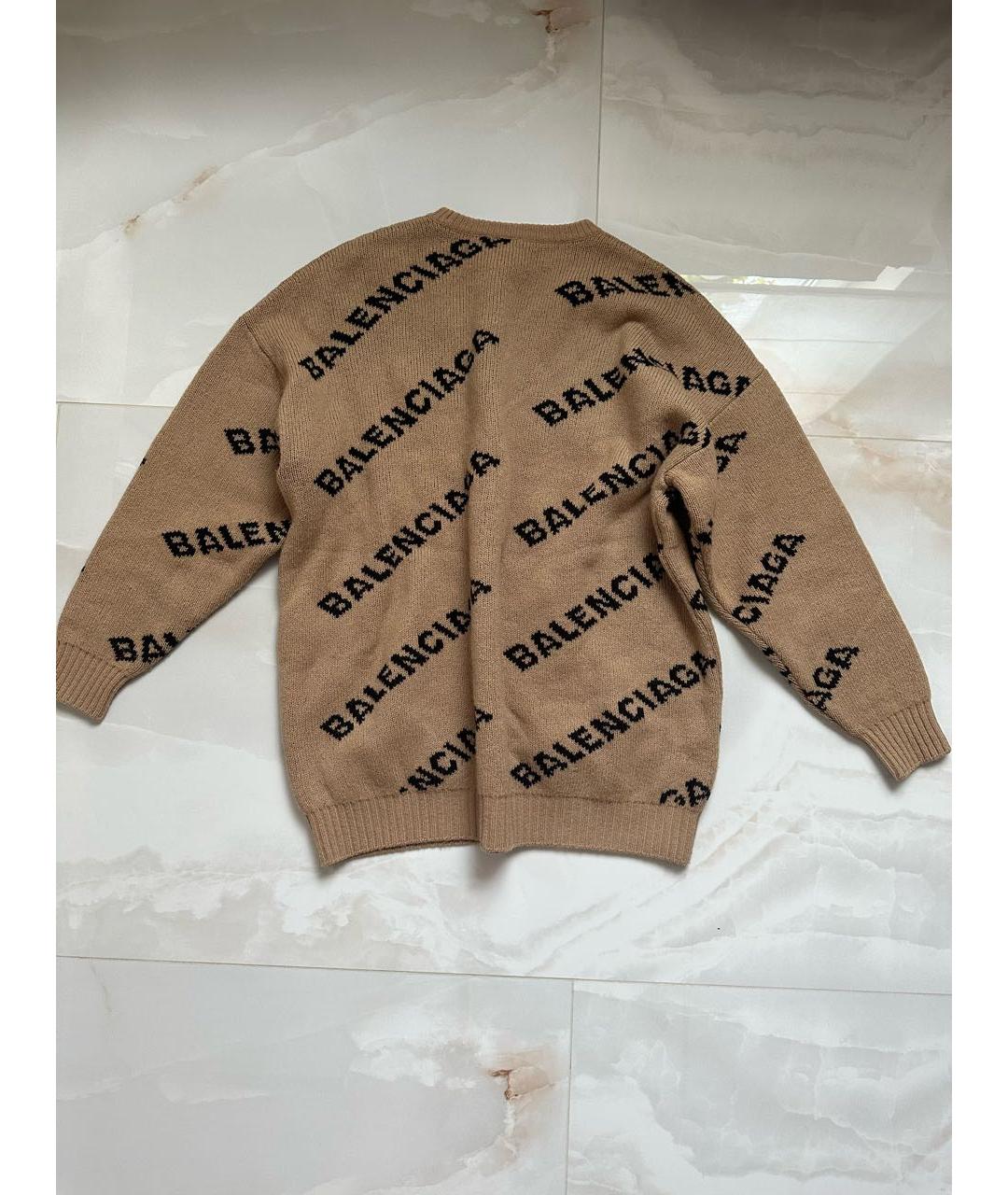 BALENCIAGA Бежевый джемпер / свитер, фото 7